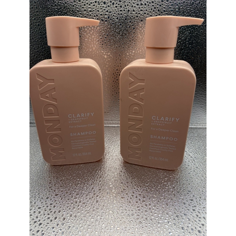 2 Pack MONDAY Haircare Color Correct & Smooth Shampoo & Conditioner 12 oz ea